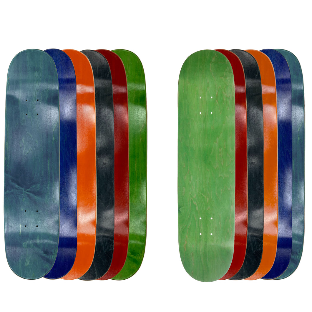 BLANK 7.75 | 8.0 | 8.25 | 8.5 Canadian Maple Skateboard Deck MCA Type Assorted