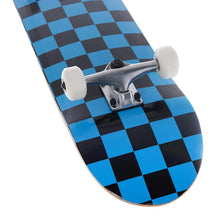 Load image into Gallery viewer, BLANK 8.0 Inch Complete Skateboard Blue Checker
