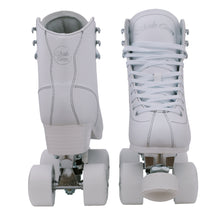 Load image into Gallery viewer, SKATE GEAR Outdoor 83A Wheels Quad Roller Skate - Classic White

