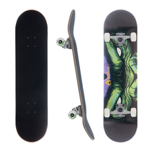 Load image into Gallery viewer, AWAKEN 8.0 Inch Complete Skateboard Green Monster
