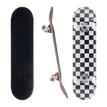 Load image into Gallery viewer, AWAKEN 8.0 Inch Complete Skateboard White Checker
