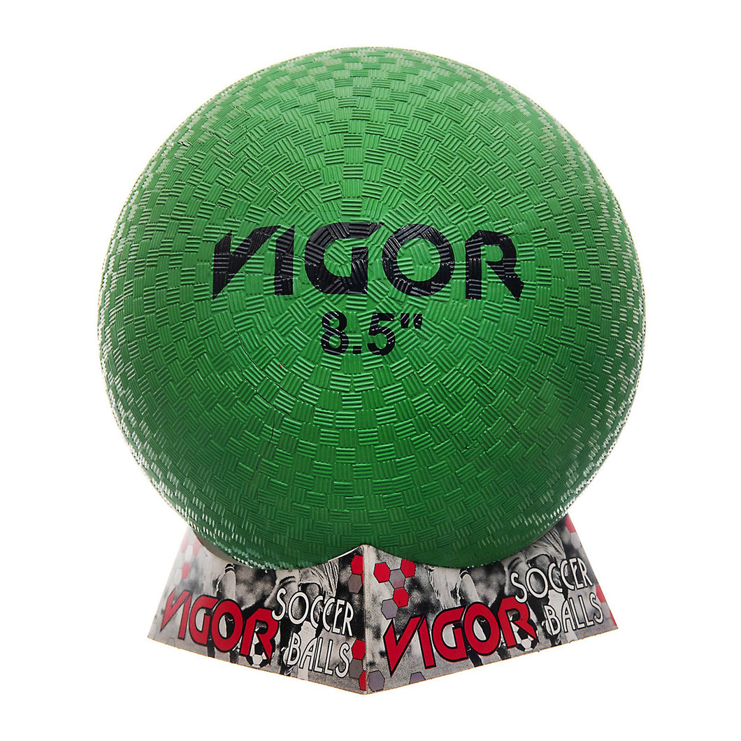 VIGOR Size 8.5 Green Rubber Playground Dodge Ball