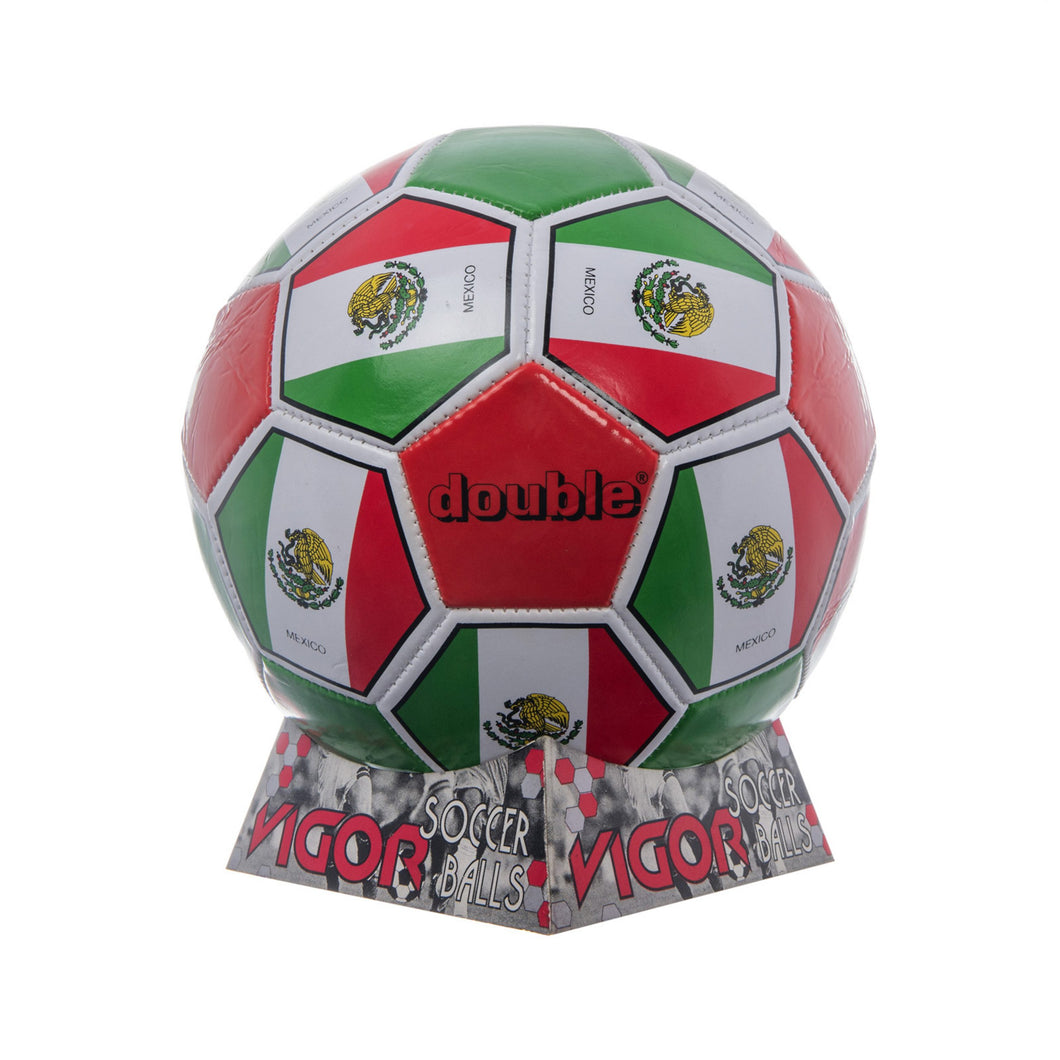 DOUBLE Size 5 Soccer Ball | Mexico Flag