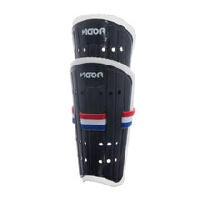 Load image into Gallery viewer, VIGOR Black/White Medium/Large Shin Guards
