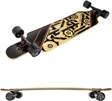 Load image into Gallery viewer, FISH 41 Inch Complete Longboard Black Night
