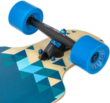 Load image into Gallery viewer, FISH 41 Inch Complete Longboard Blue Crystal
