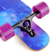 Load image into Gallery viewer, FISH 41 Inch Complete Longboard Galaxy
