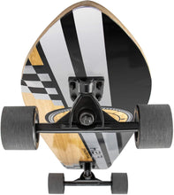 Load image into Gallery viewer, FISH 44 Inch Kick Tail Bamboo Longboard Cruiser - Silver
