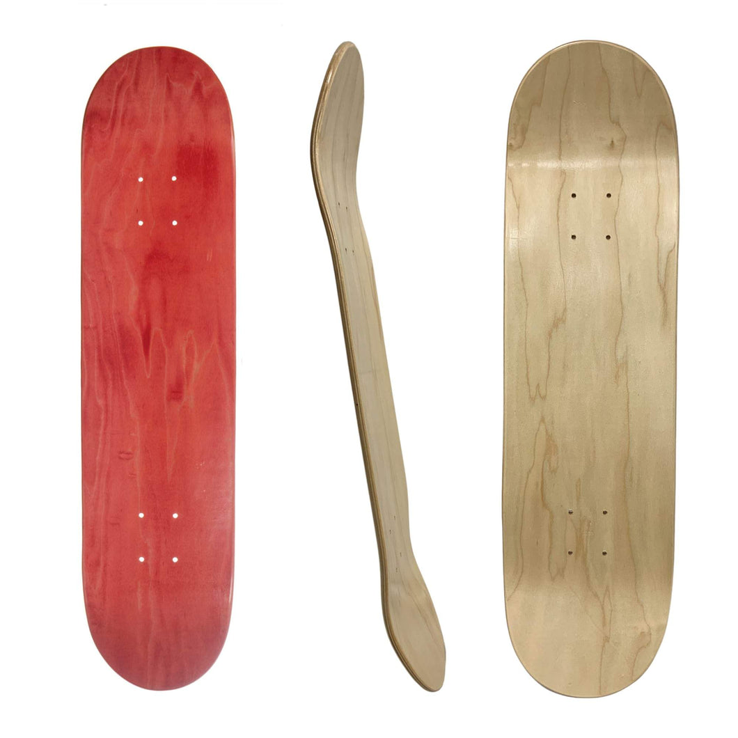 BLANK 7.75 | 8.0 | 8.25 | 8.5 Hard Maple Skateboard Decks VS Type