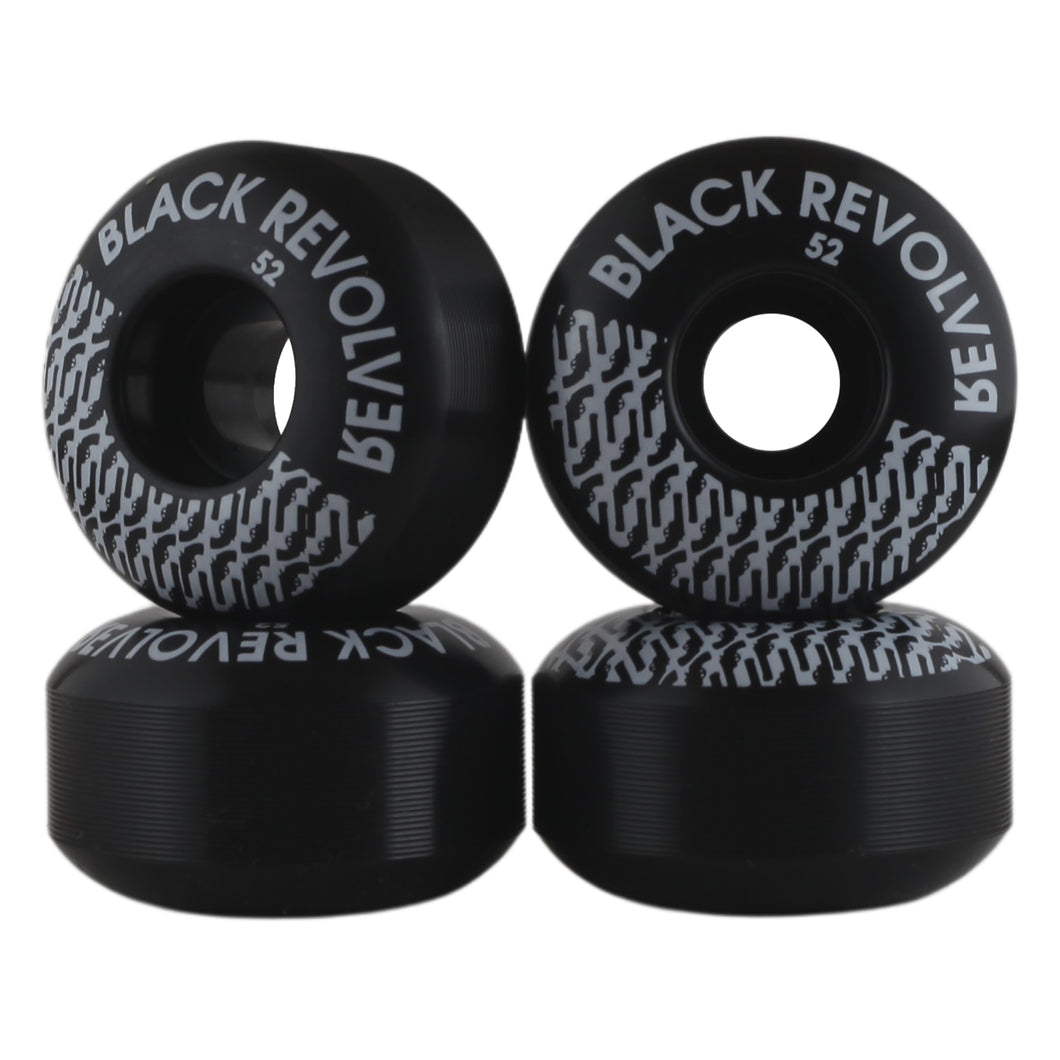 BLACK REVOLVER 52mm | 54mm SHR 102A Skateboard Wheels Black Revolver