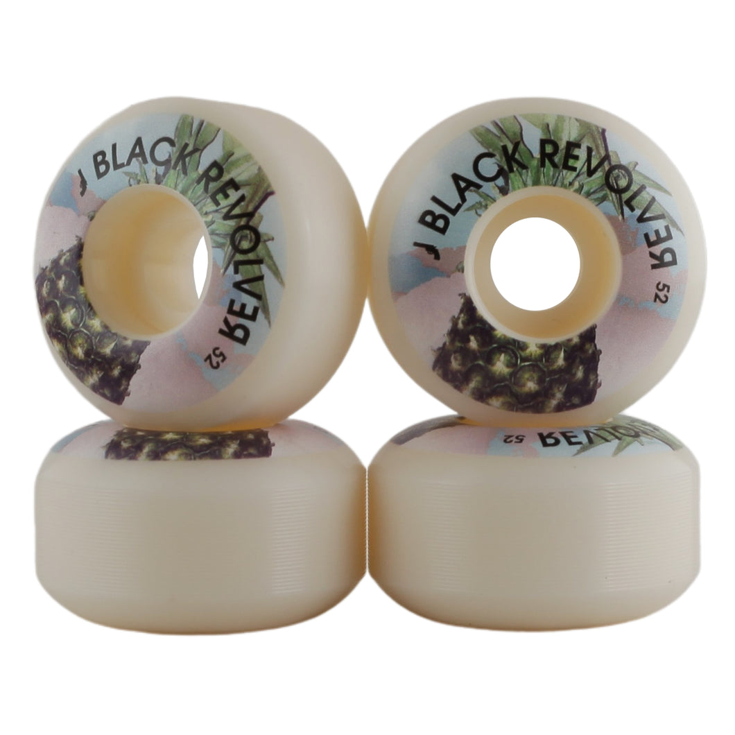 BLACK REVOLVER 52mm | 54mm SHR 102A Skateboard Wheels Pineapple