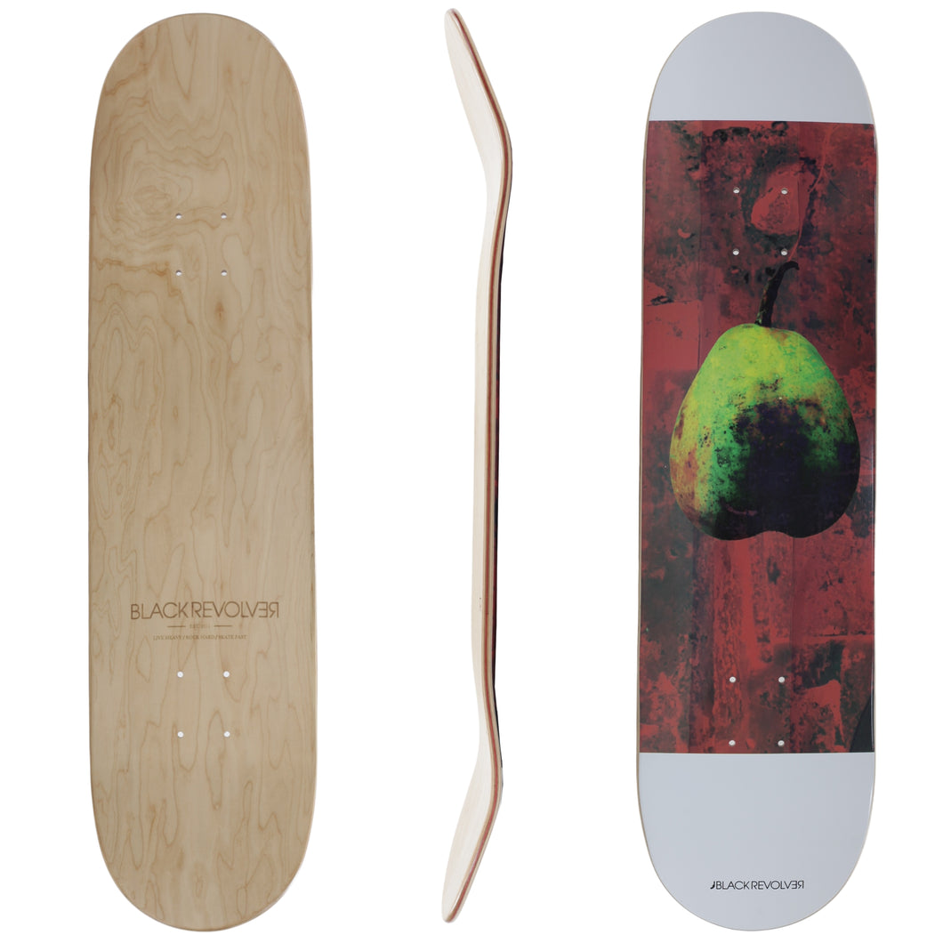 BLACK REVOLVER 8.0 | 8.25 | 8.5 Inch Skateboard Deck - Pear