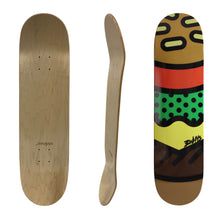 Load image into Gallery viewer, 3WHYS 7.5 | 7.75 | 8.0 | 8.25 | 8.5 Inch Skateboard Deck - Burger
