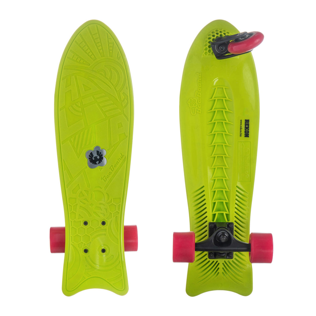 REKON 23.5 x 7 Inch Green PlasticSurf Skateboard