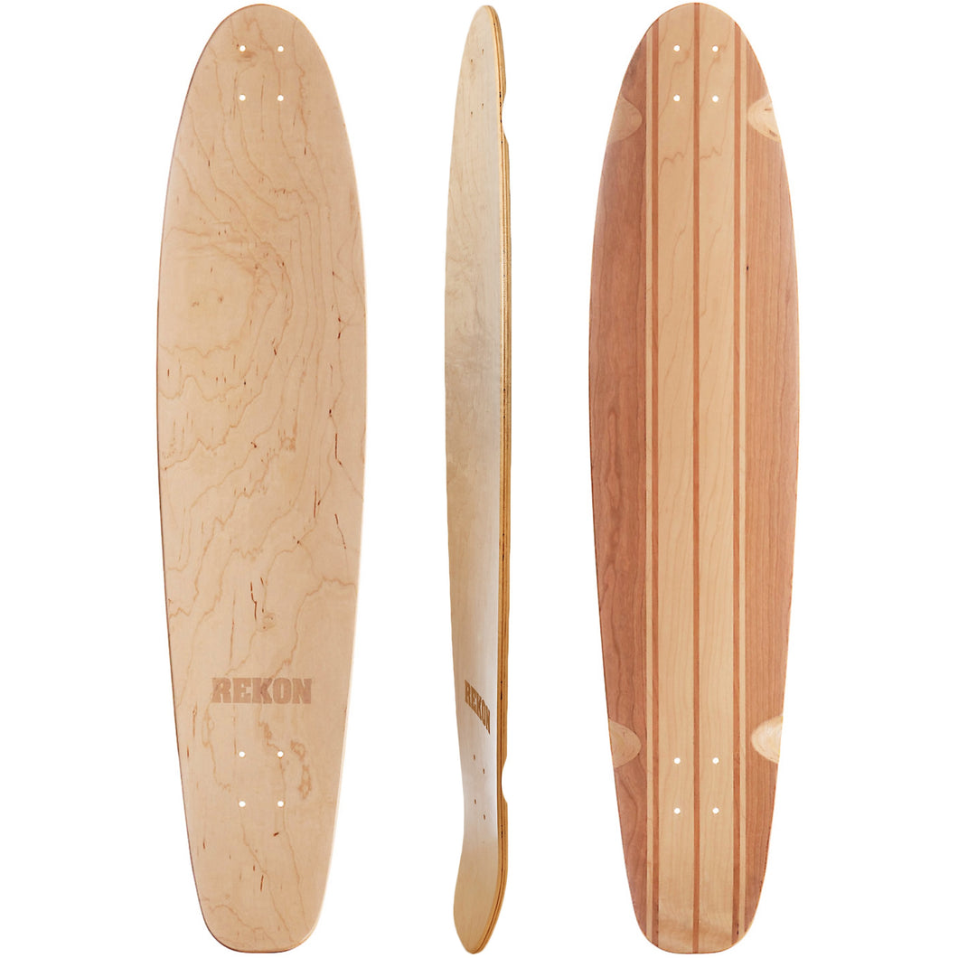 REKON 40 Inches Kicktail Longboard Deck