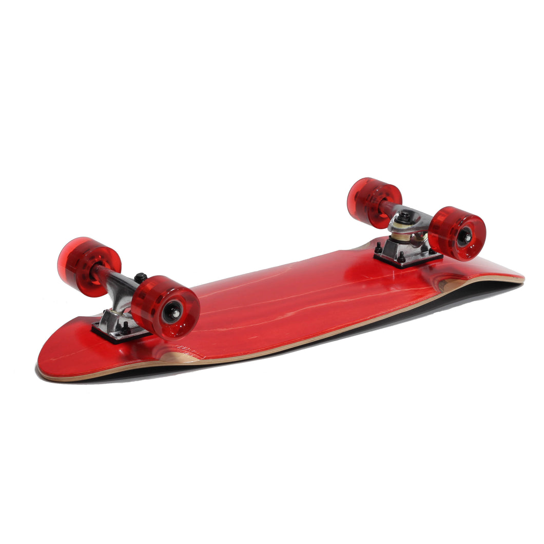 BLANK 27 Inch Complete Cruiser Skateboard Red