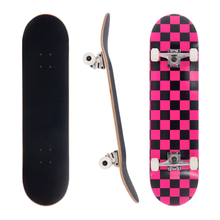 Load image into Gallery viewer, BLANK 8.0 Inch Complete Skateboard Pink Checker
