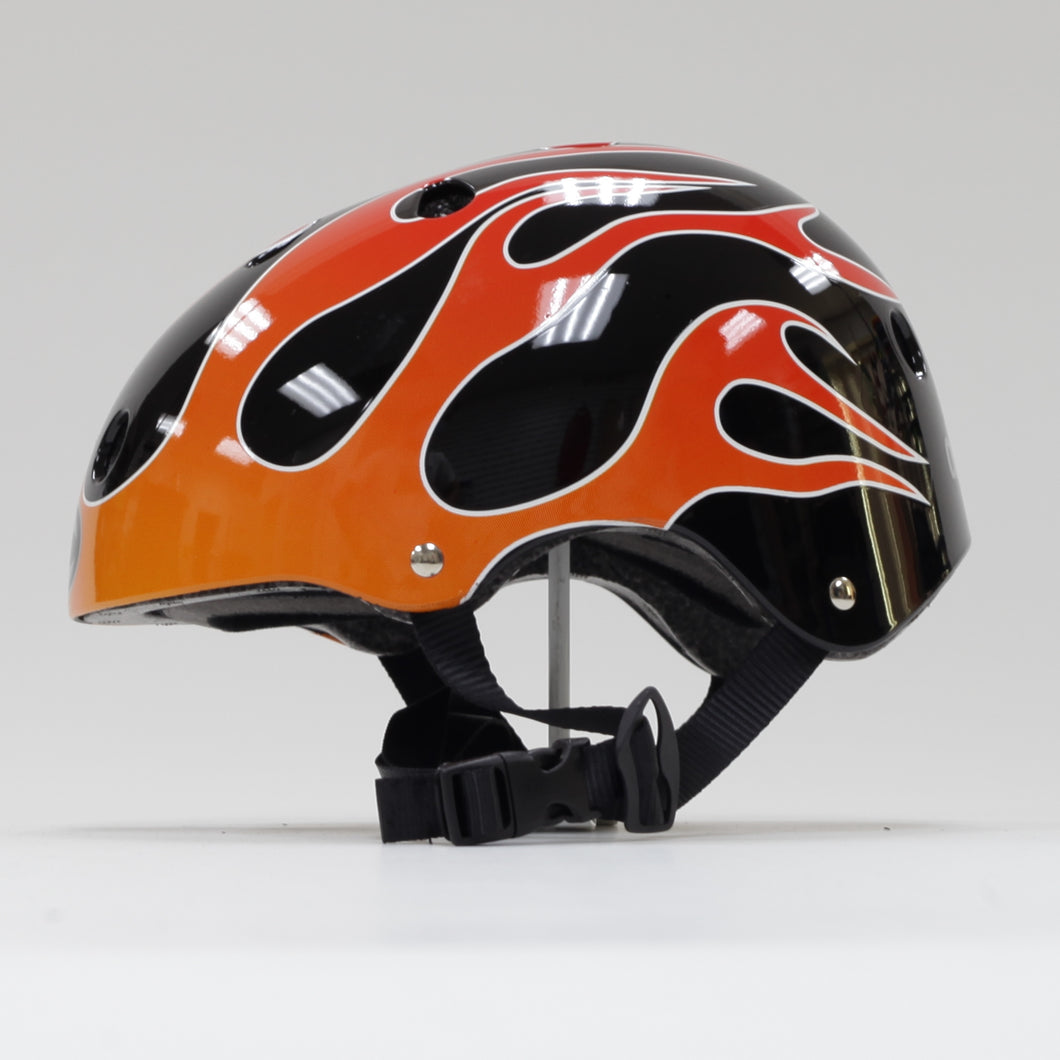 DOUBLE CPSC Skate Multisport Helmet Black Flame