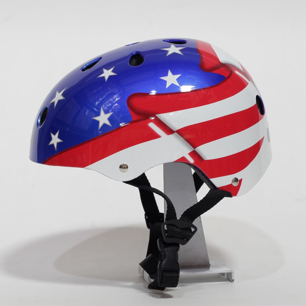 DOUBLE CPSC Skate Multisport Helmet Patriot