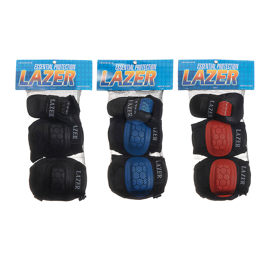 LAZER 3 in 1 Skate Scooter Pretective Pads Set - Perfect for Kids