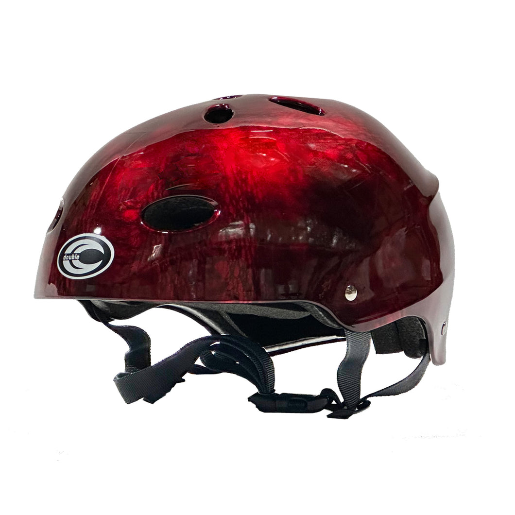 DOUBLE CPSC Skate Multisport Helmet Red Wave Small