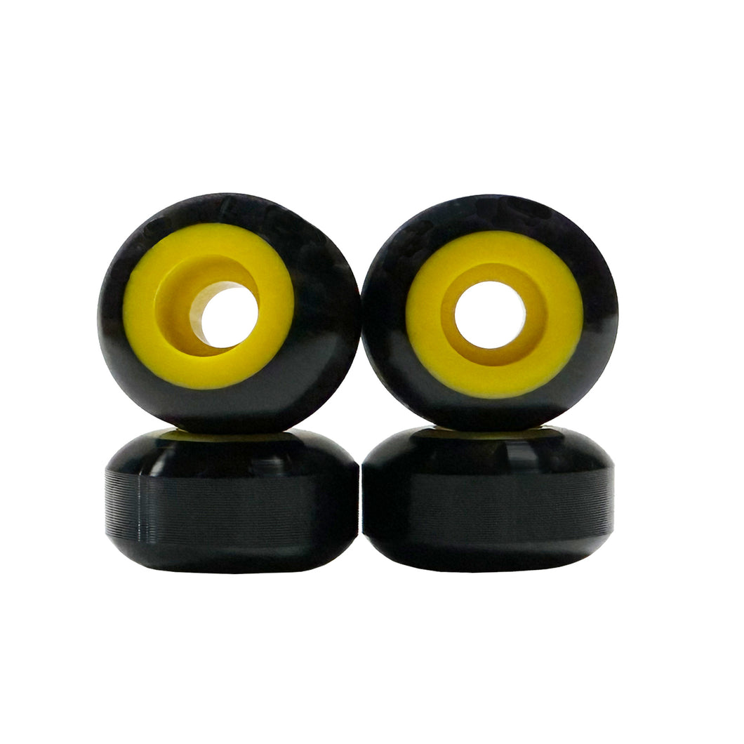 BLANK 50mm HR 50D Skateboard Wheels Black/Yellow