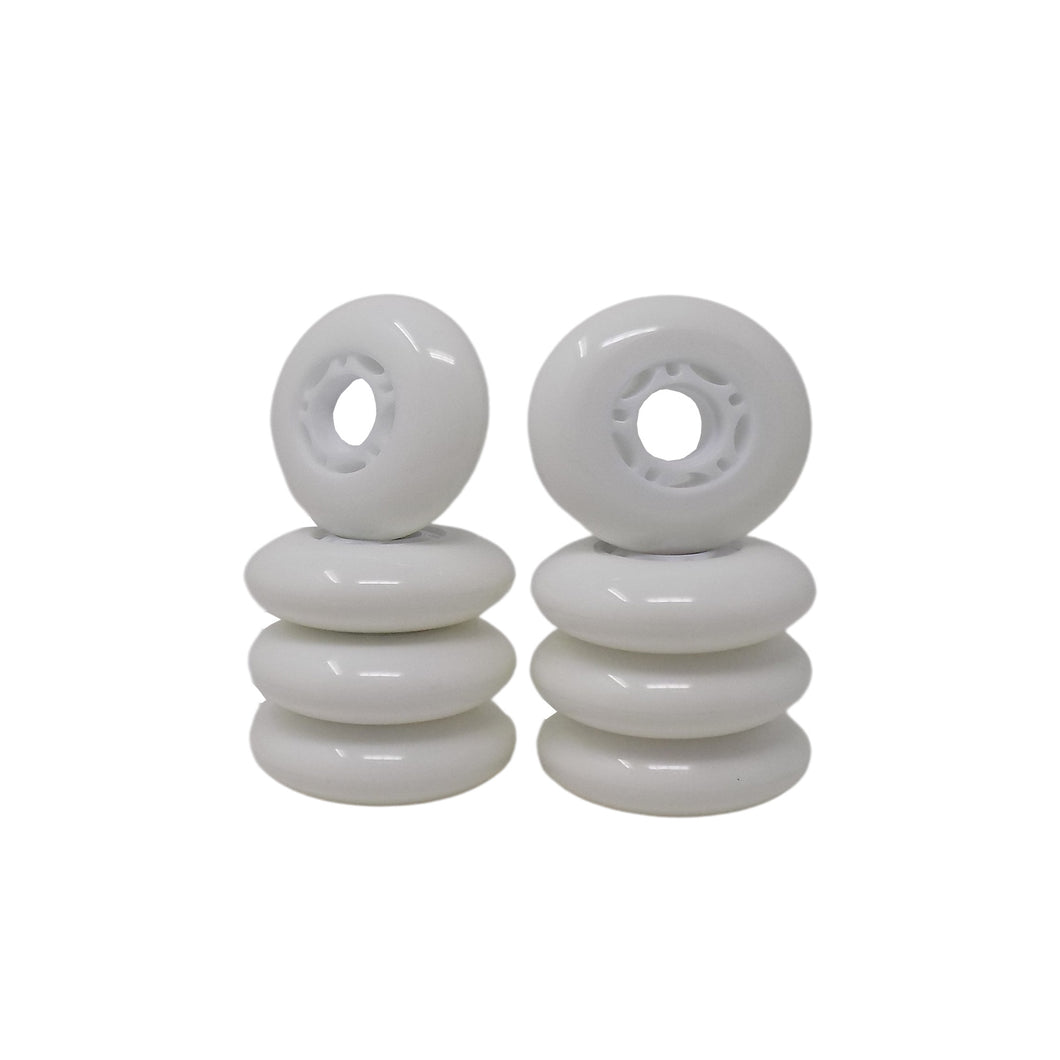 BLANK 70*24mm | 64*24mm  82A Inline Skate White Wheels