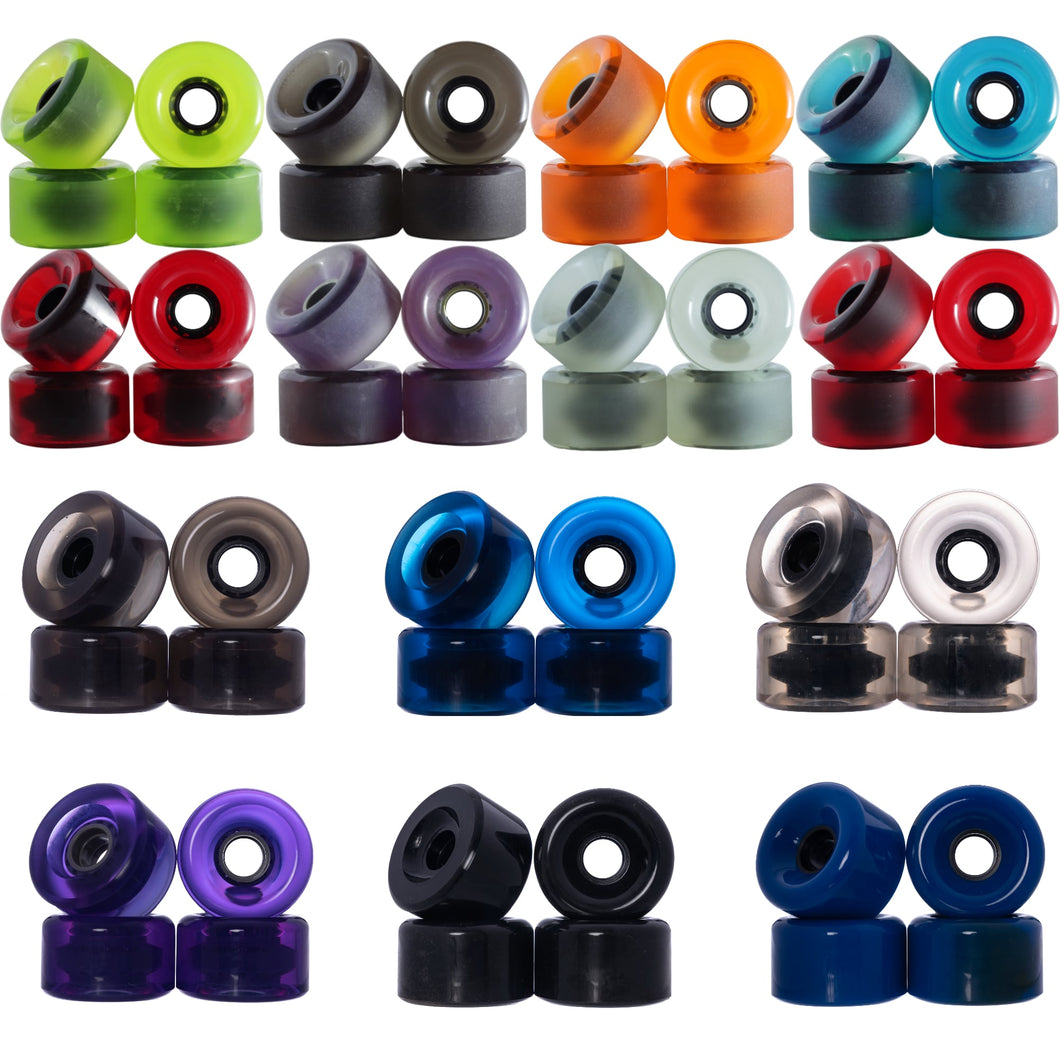 70mm x 42mm  SHR 82A Longboard Wheels