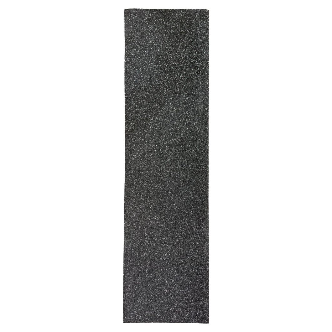 Blank 9 x 33 Inches Black Glitter Extra Coarse Skateboard Grip Tape