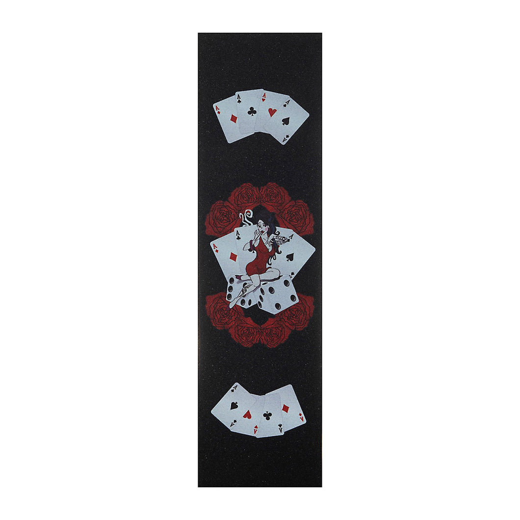 Blank 9 x 33 Inches POKER Skateboard Grip Tape