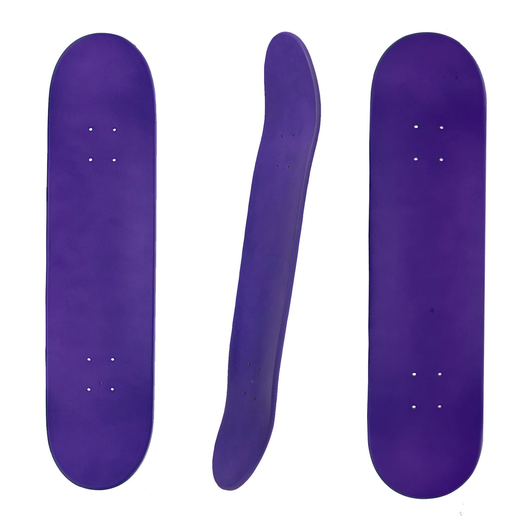 TURBO 7.75 Inch Dipped in Purple Skateboard Deck