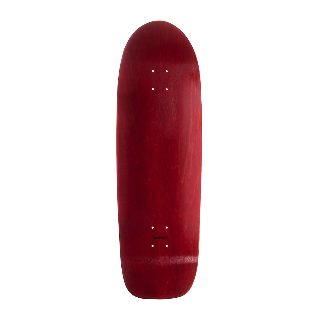 TURBO 33 Inches Stained Red Old School Deck