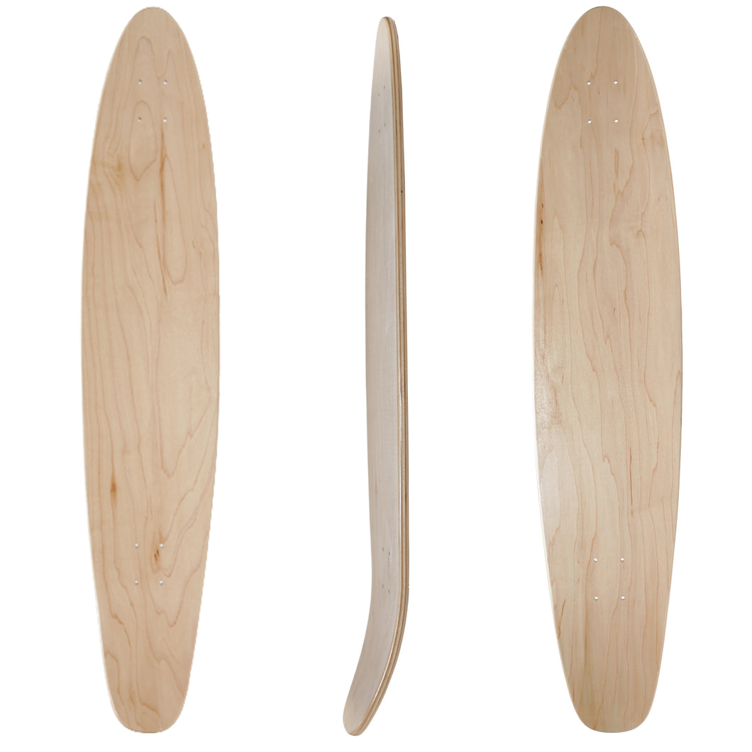 40 Inches Kick Tail Longboard Deck