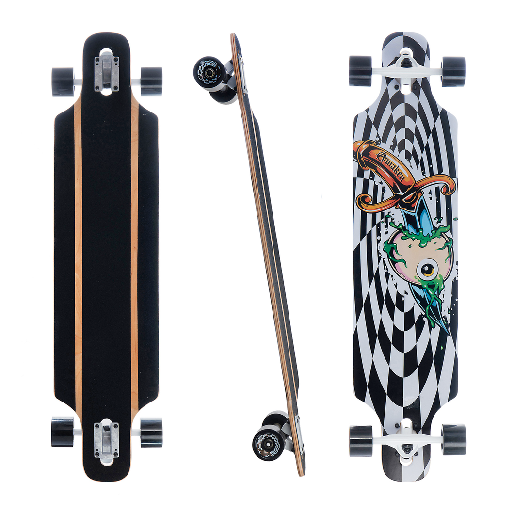 AWAKEN 40 Drop Through Complete Longboard CHECKER